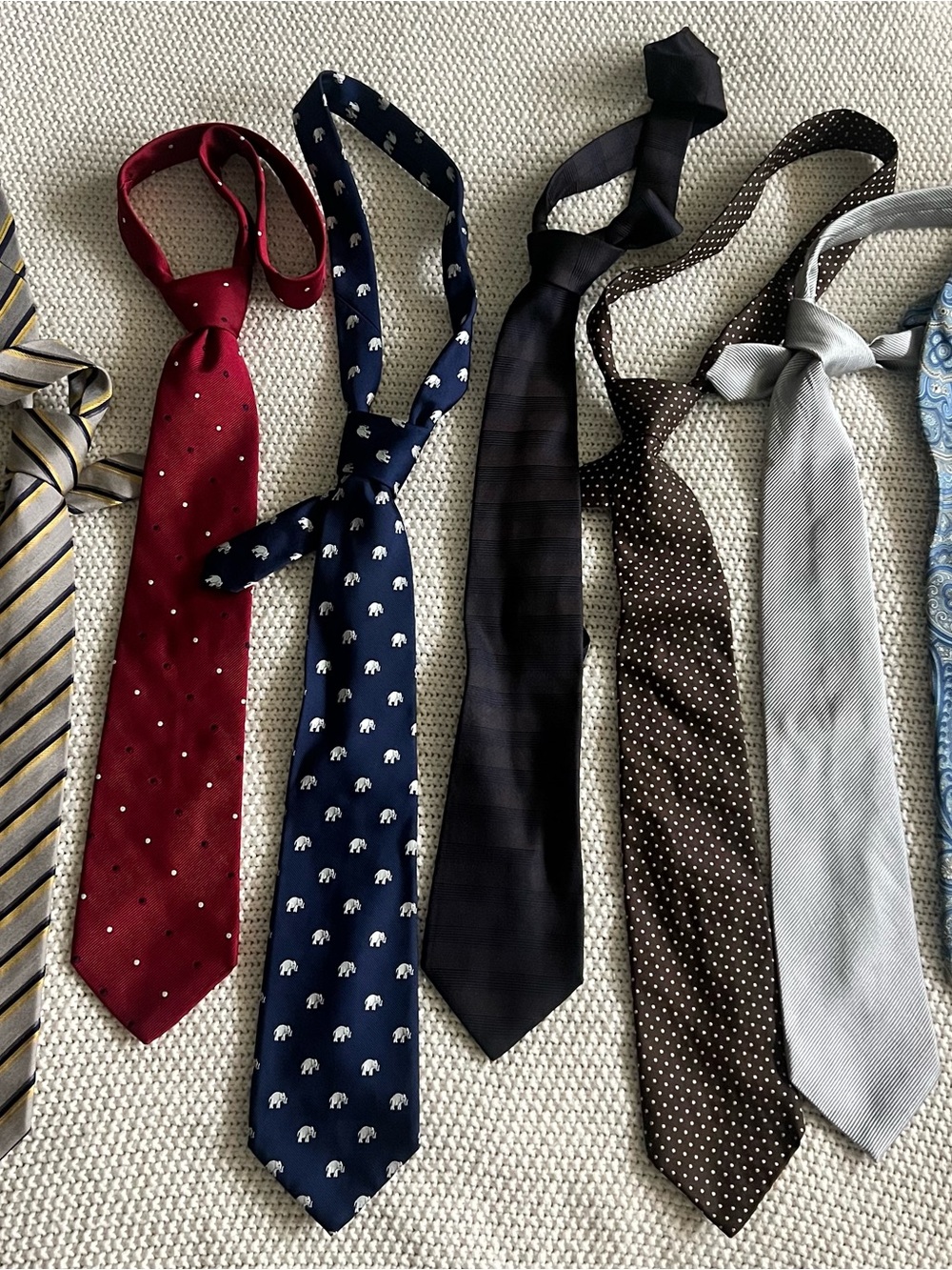 Collection of Banana Republic ties (Italy/Turkey)